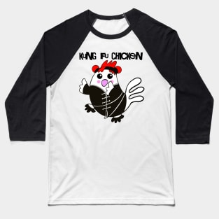 Chicken Kung Fu Baseball T-Shirt